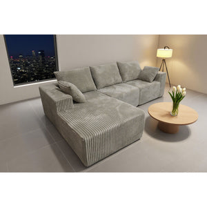 Corner Combination Sofa Sectional Couch With Soft Fabric