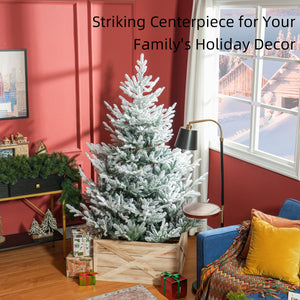 HOMCOM 6 Foot Artificial Christmas Tree