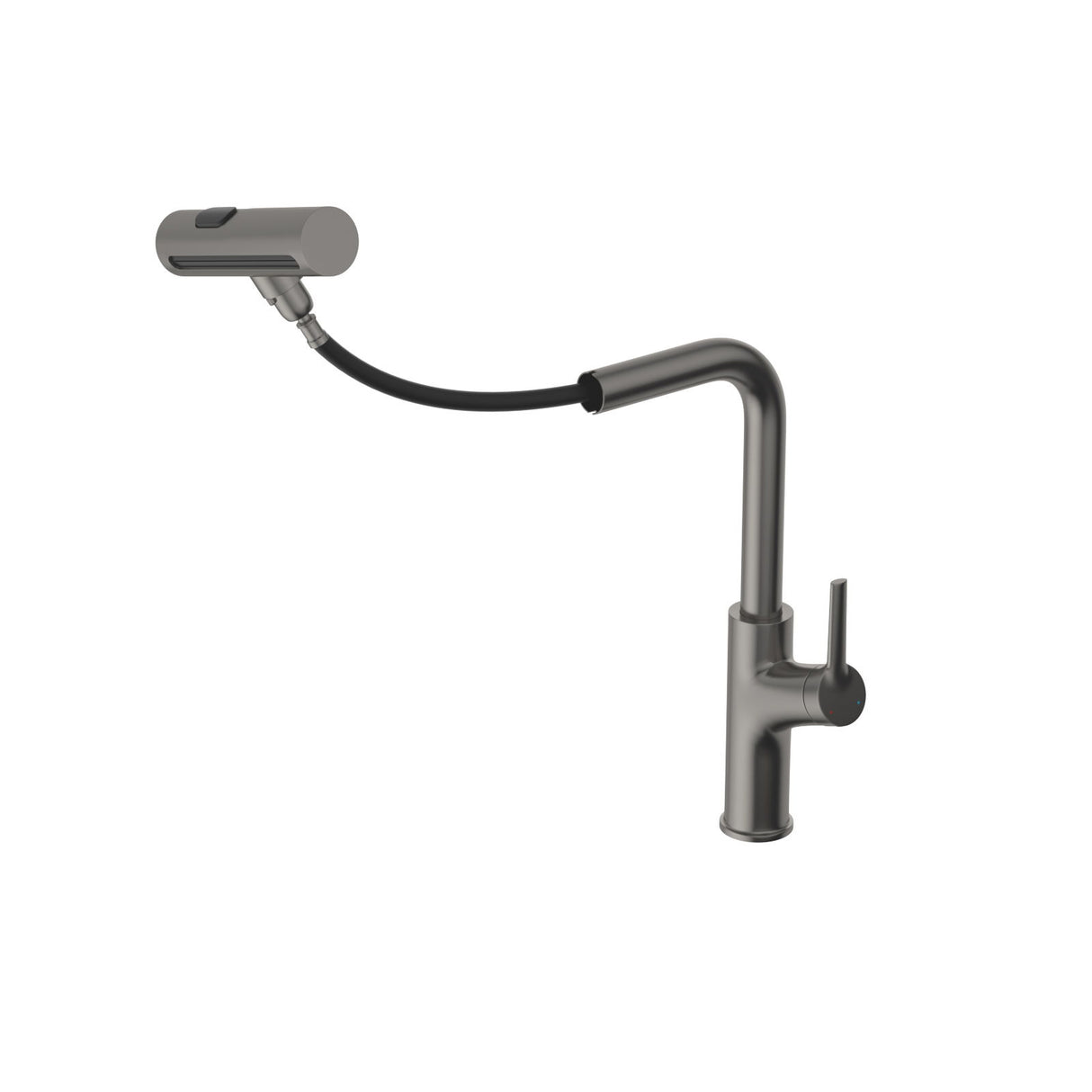 Drop-In Stainless Steel Kitchen Sink With Pull-Out Faucet And Soap Dispenser