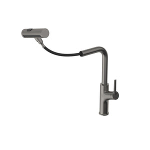 Drop-In Stainless Steel Kitchen Sink With Pull-Out Faucet And Soap Dispenser