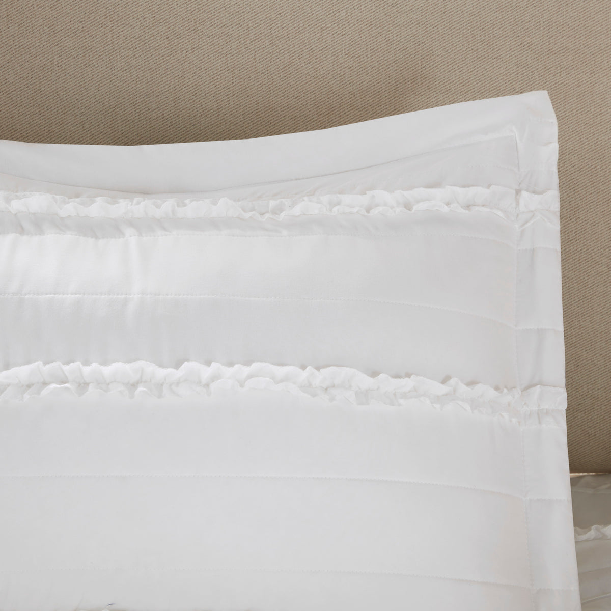 5 Piece Ruffled Comforter Set