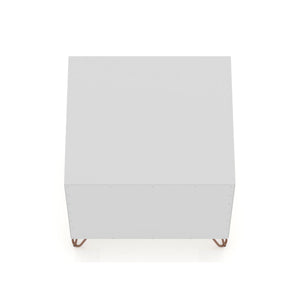 Rockefeller - Nightstand With 2 Drawers - White