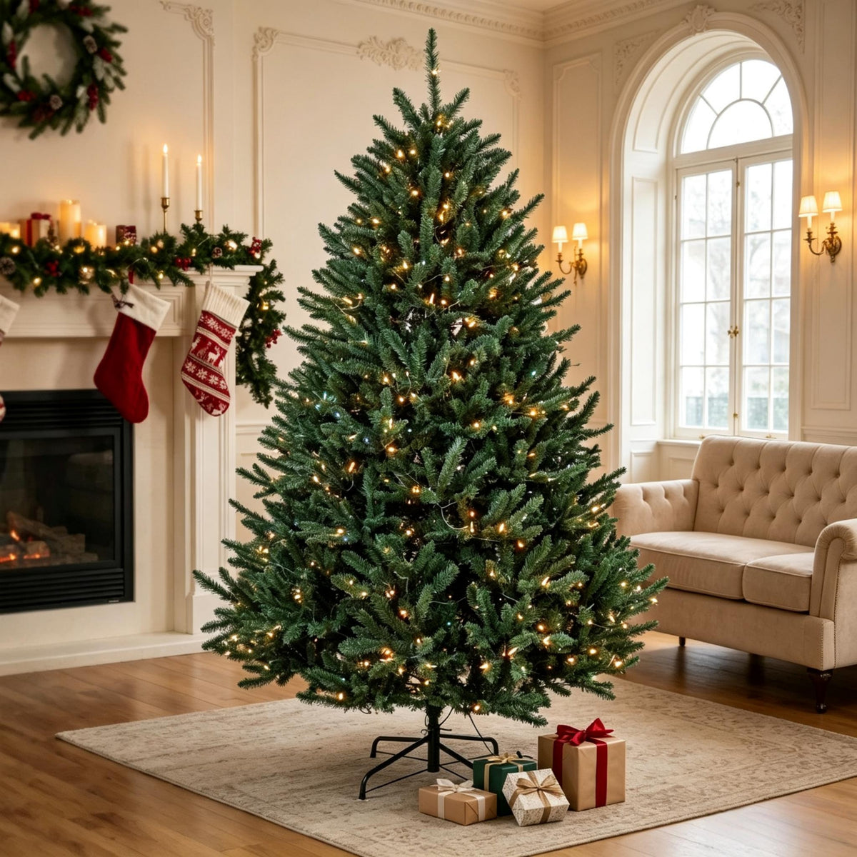 6 ft Pre-Lit Colorado Christmas Tree