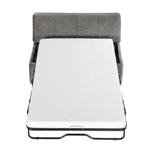 Twin Size Folding Ottoman Sleeper Bed With Mattress Convertible Guest Bed