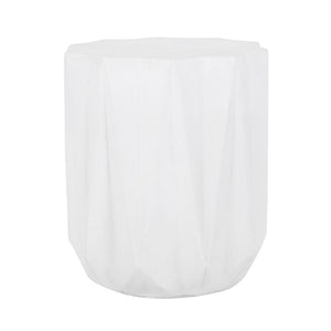 Outdoor Lightweight Concrete Side Table - Antique White - Best Buy Furniture