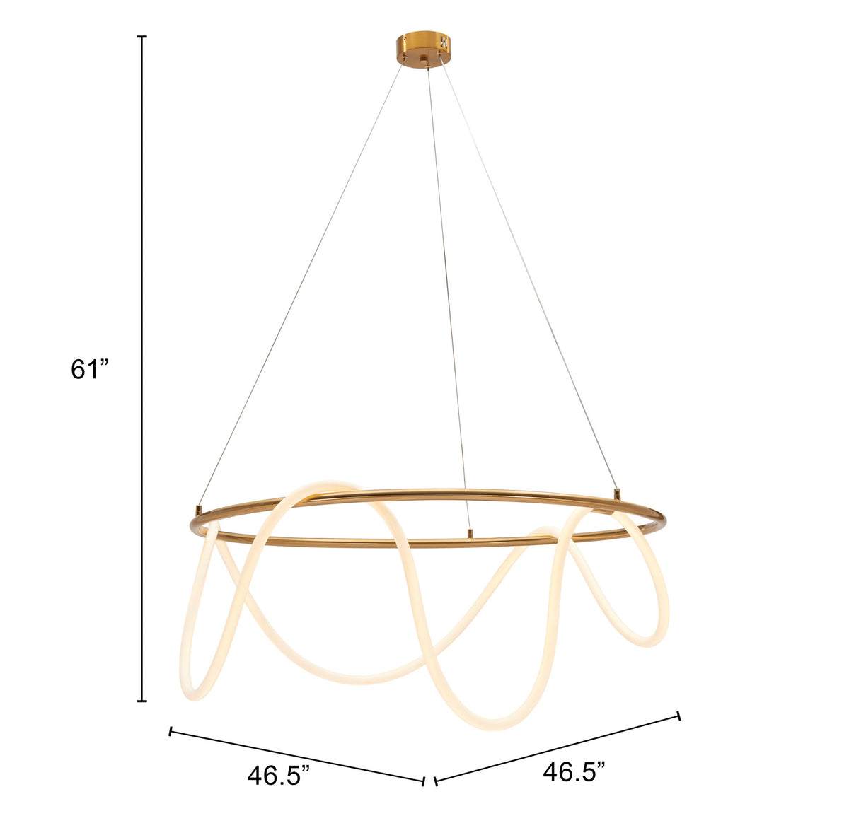 Zuo Modern Wiber Ceiling Lamp