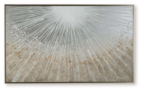 Waldard - Wall Art - Gray / Taupe / White - Best Buy Furniture