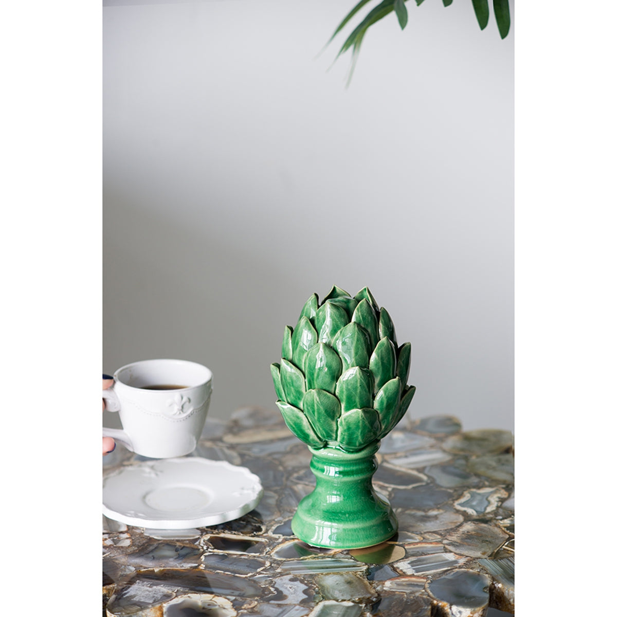 Helsa Blooming Artichoke Accent - Small Green