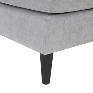 Chaise Lounge Sofa Bed With Dual Layer Armrests For Living Room