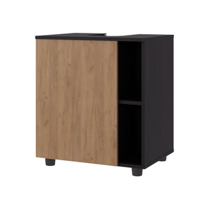 Under Sink Storage 24.4" H, 1 Door, 4 Shelves, 4 Legs
