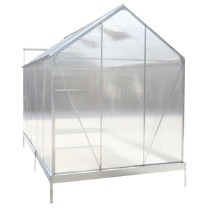 Polycarbonate house, Heavy Duty Outdoor Aluminum Walk-In House Kit With Rain Gutter, Vent And Door For Backyard Garden
