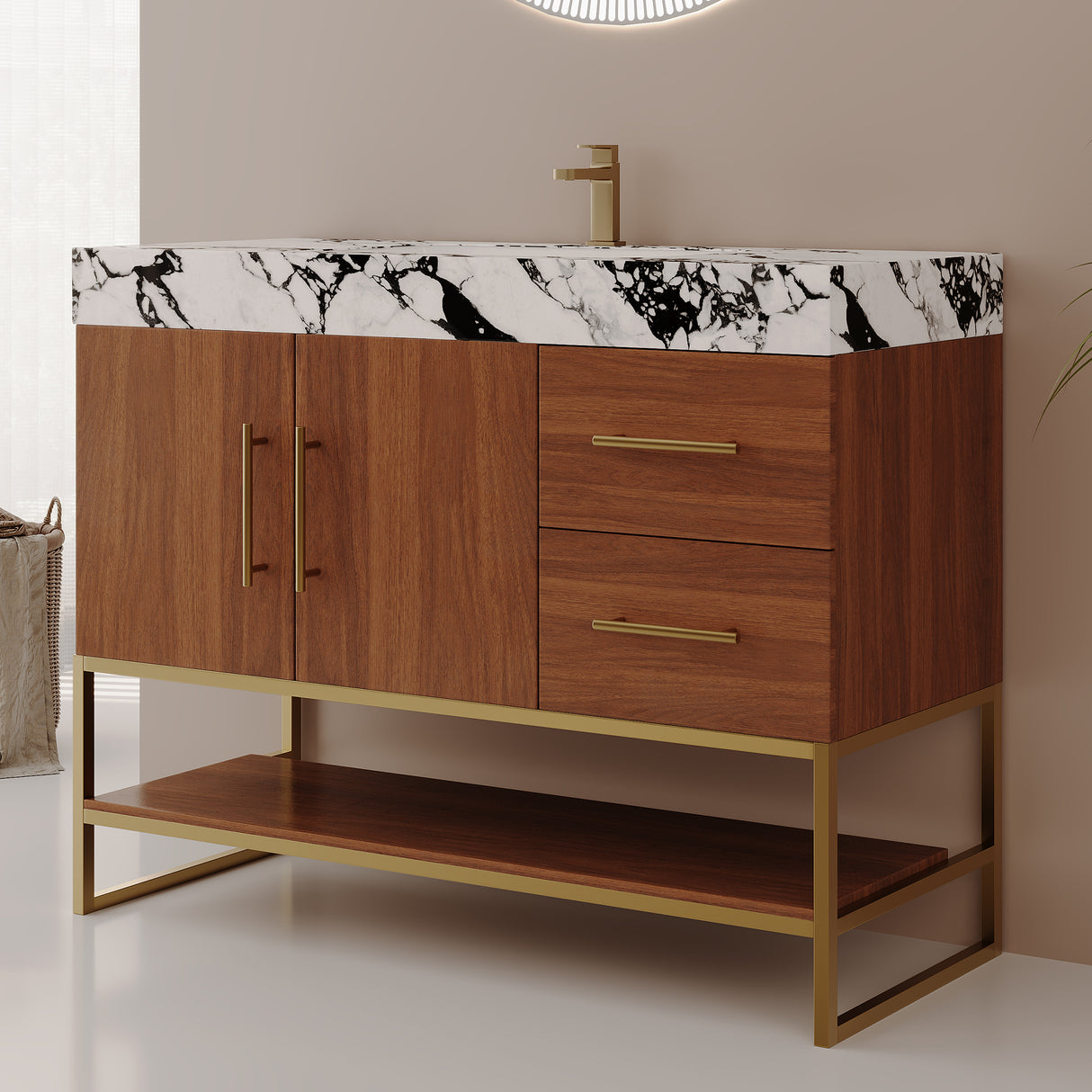 36" Modern Free-Standing Bathroom Vanity