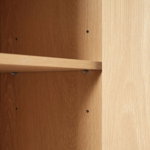 Tall Bathroom Cabinet With 1 Door, 3 Drawers, Open Storage - Wood