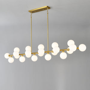 75.6'' Large Pendant Lamp with Opal Glass Shade