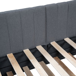 Upholstered Daybed, Sofa Bed Frame, No Box Spring Needed