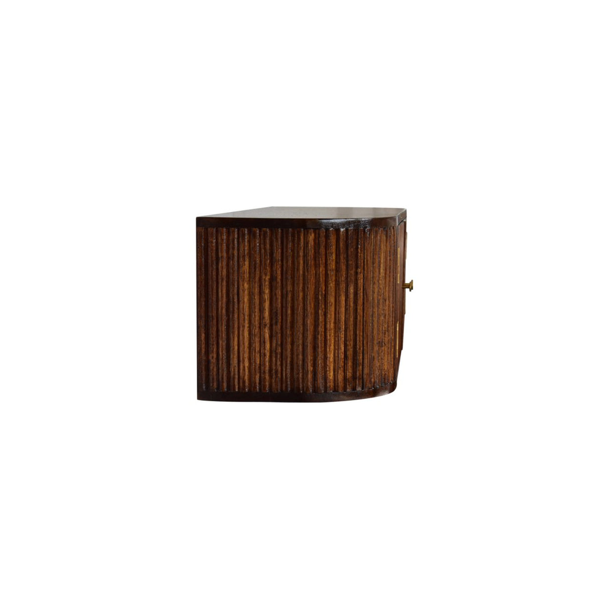 Solid Wood Chunky Chestnut Floating Bedside Table