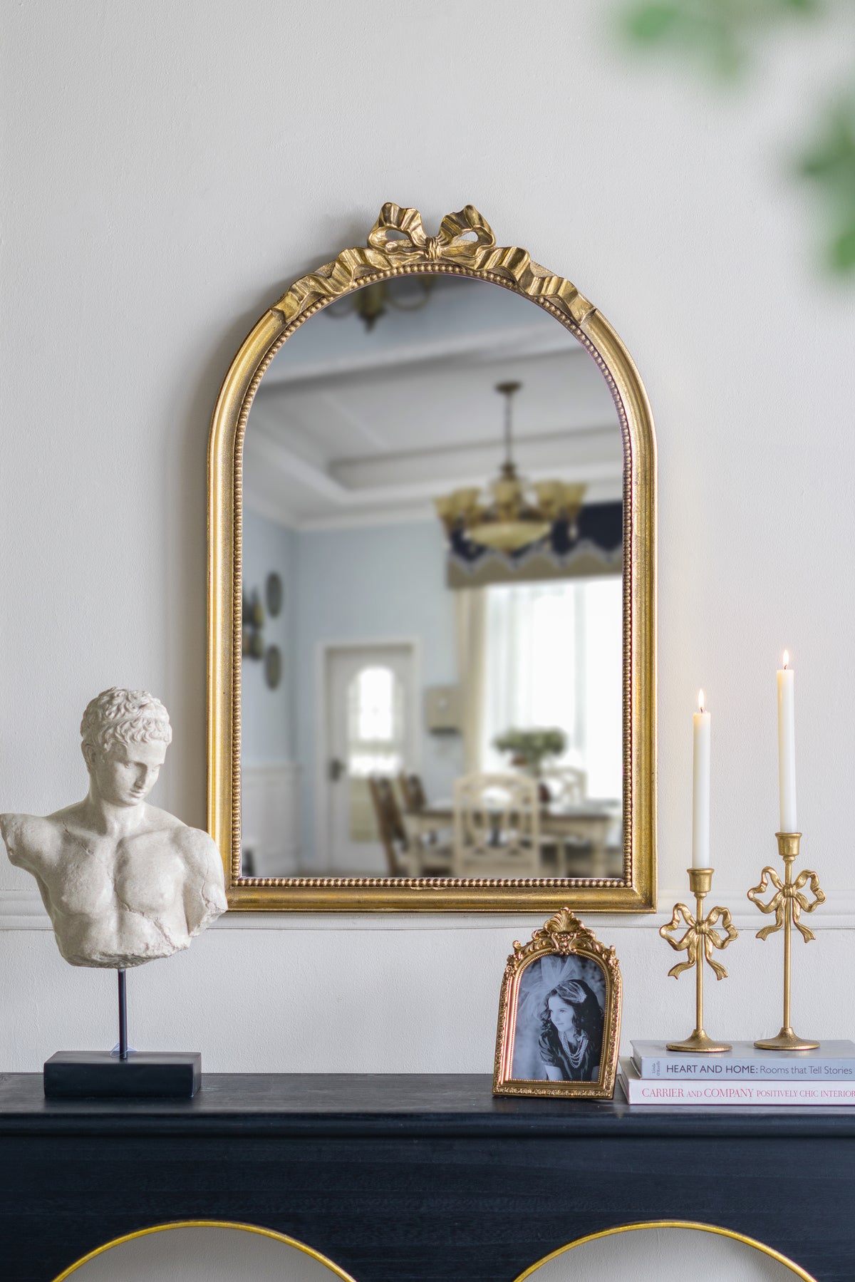 40.2" x 29.9" Baroque Style Wall Mirror