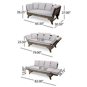 Ottavio - Convertible Sofa Daybed With Water Resistant Cushions