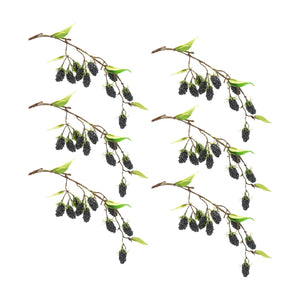 Blackberry-Twig-Vine-(Set-of-6)-Artificial-Non-Flowering-Plants