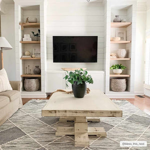 Mabua Tasseled Jute&Wool  Rug - Clearance