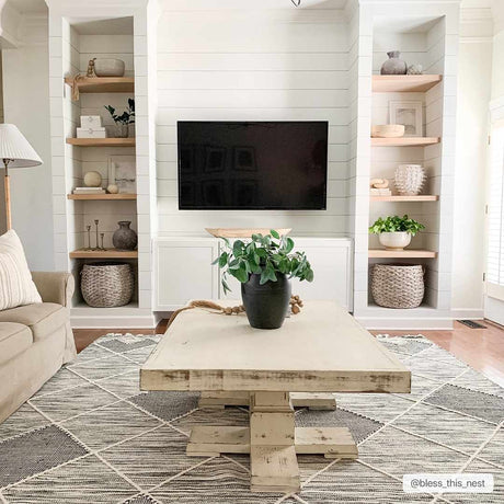 Mabua Tasseled Jute&Wool  Rug - Clearance