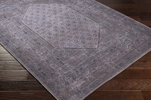 Brown Ballinasloe Vintage Washable Area Rug - Clearance