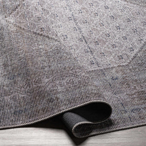 Brown Ballinasloe Vintage Washable Area Rug - Clearance