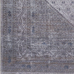 Brown Ballinasloe Vintage Washable Area Rug - Clearance