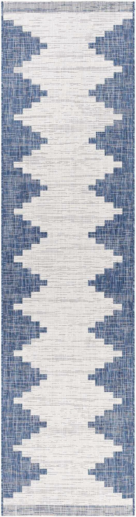 Djugun Navy Indoor & Outdoor Area Rug - Clearance