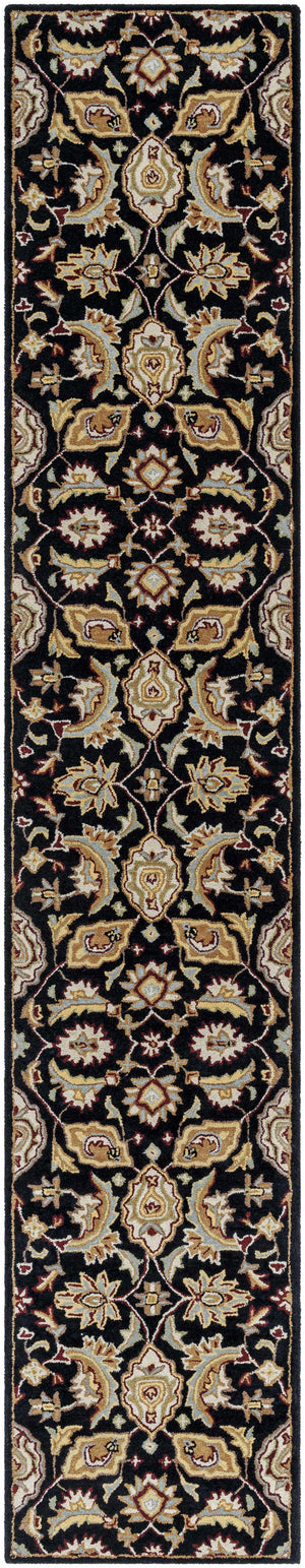 Blomkest Black&Yellow Traditional Wool Carpet
