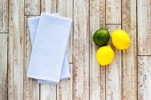 Seersucker Everyday Napkins, Set of Four