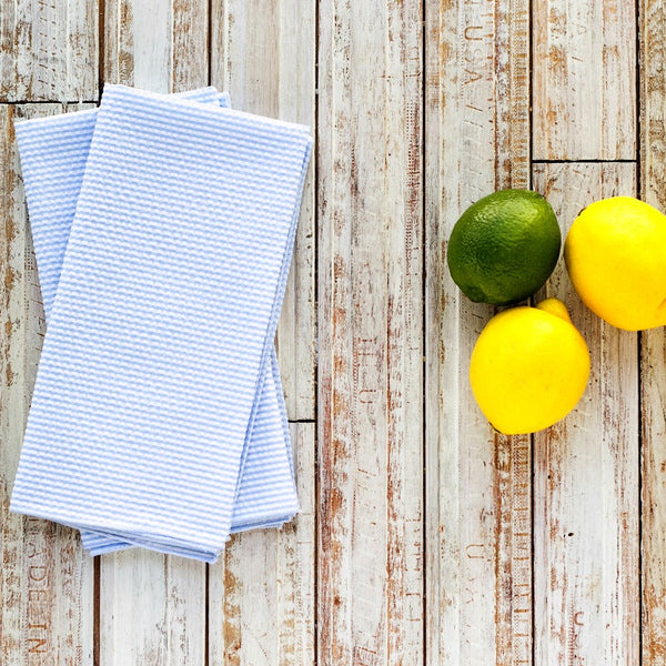 Seersucker Everyday Napkins, Set of Four