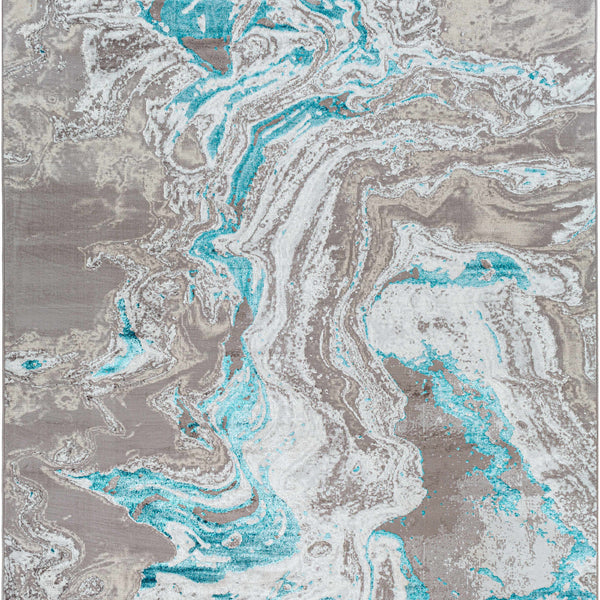 Bonville Blue Marble Rug