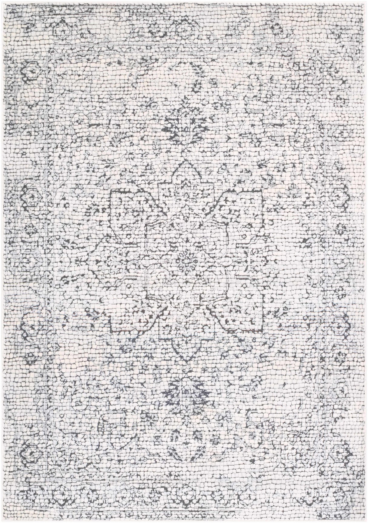 Bosphorus Black Mosaic Rug - Clearance