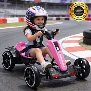 Bota Toy Electric Kids Pedal Go Kart with Adjustable Seat and Foldable Design - view 14