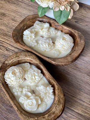 Botanical Garden Dough Bowl Candle