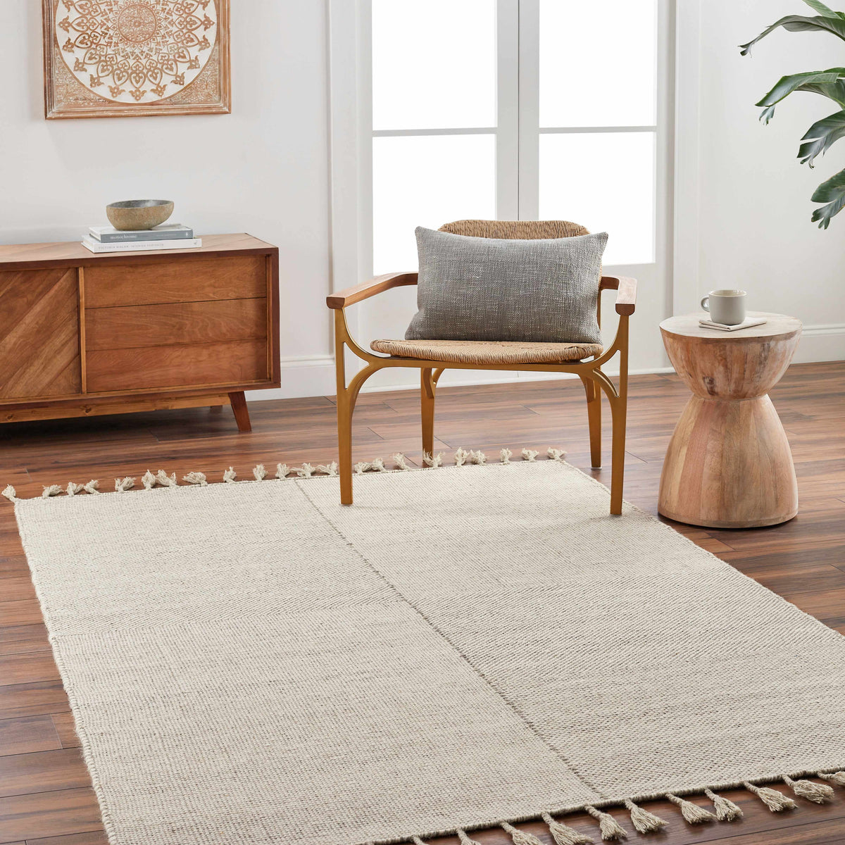 Boutique Rugs Abhay Beige Wool Area Rug - view 2