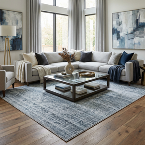 Boutique Rugs Barny Gray Blue Washable Rug - view 2