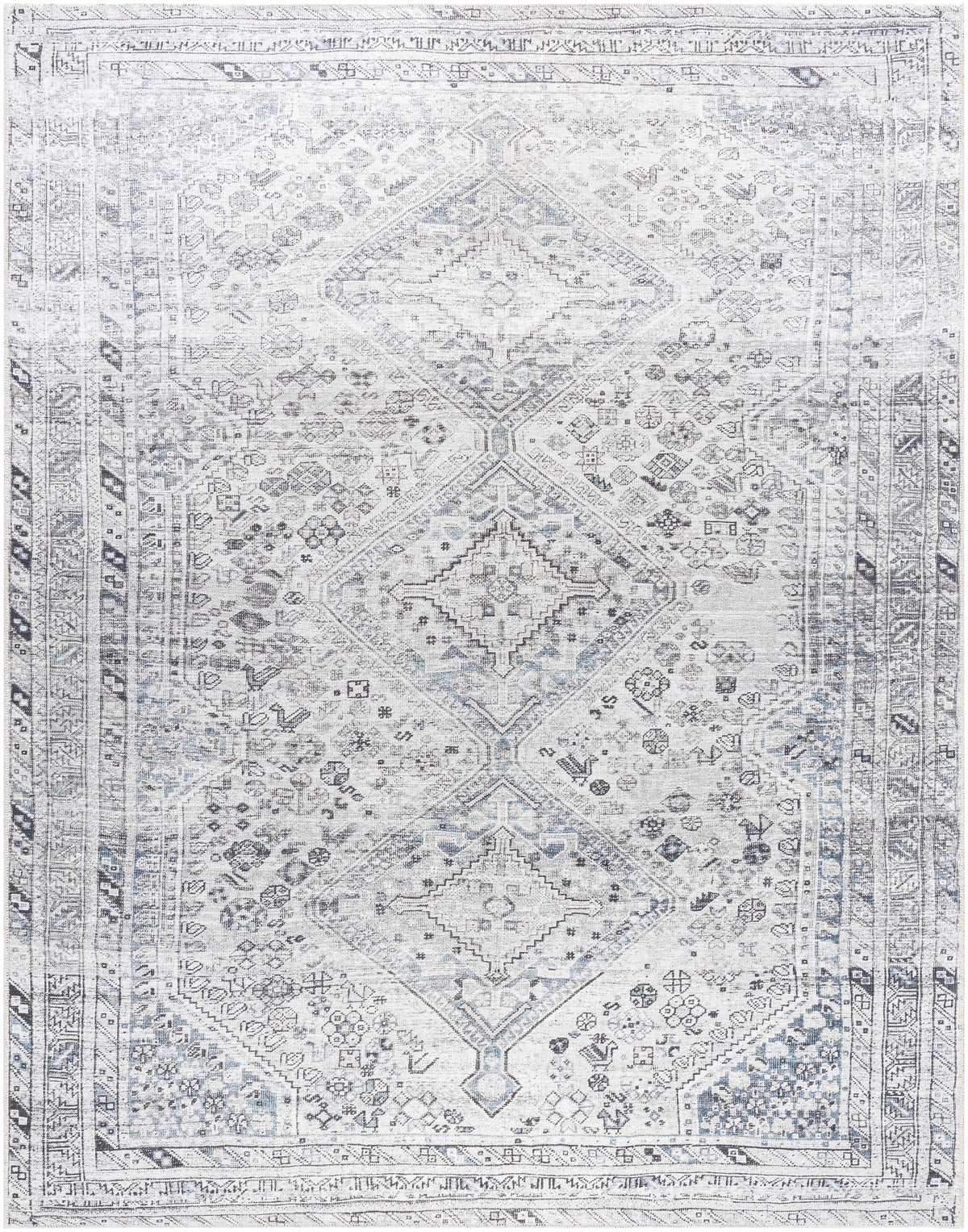Boutique Rugs Barny Gray Denim Washable Rug - view 11