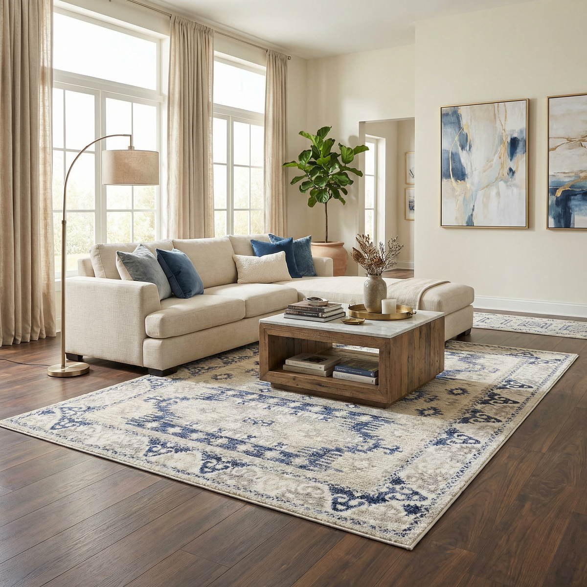 Boutique Rugs Bindi Navy Area Rug - view 2
