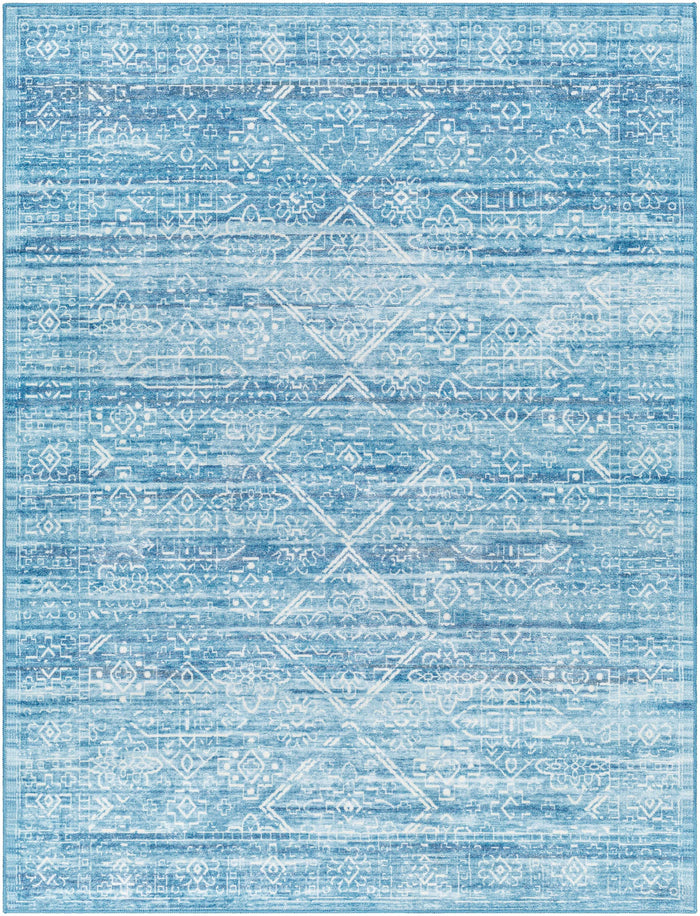 Boutique Rugs Blake Arctic Sky Washable Area Rug