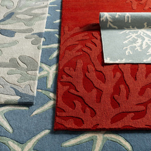Boutique Rugs Carversville Ice Blue Botanical Wool Rug - view 12