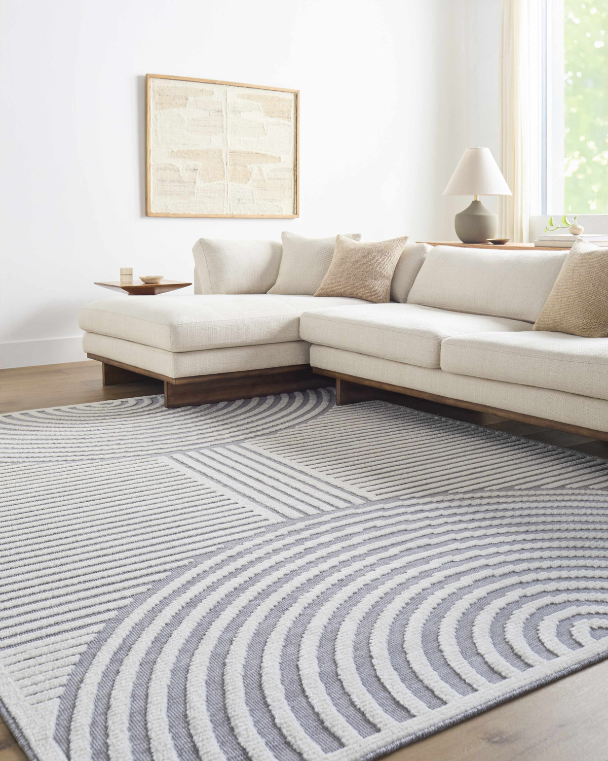 Boutique Rugs Deron Gray Rainbow Washable Rug - view 16