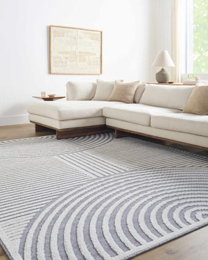 Boutique Rugs Deron Gray Rainbow Washable Rug - view 16