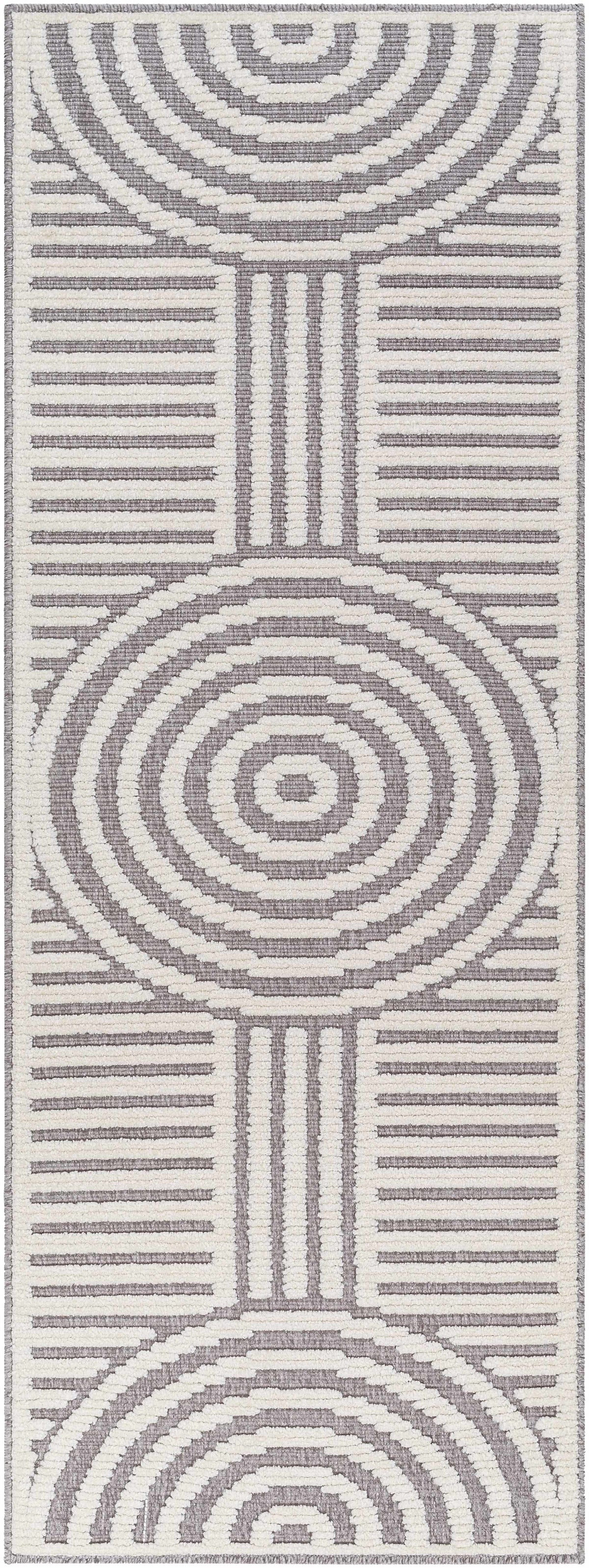 Boutique Rugs Deron Gray Rainbow Washable Rug - view 3