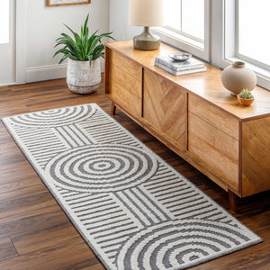 Boutique Rugs Deron Gray Rainbow Washable Rug - view 4