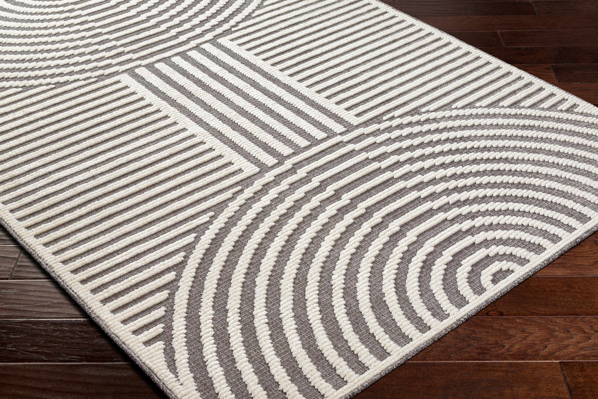 Boutique Rugs Deron Gray Rainbow Washable Rug - view 6