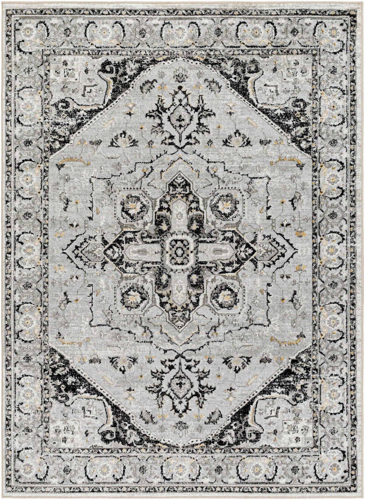 Boutique Rugs Gauri Gray Medallion Area Rug