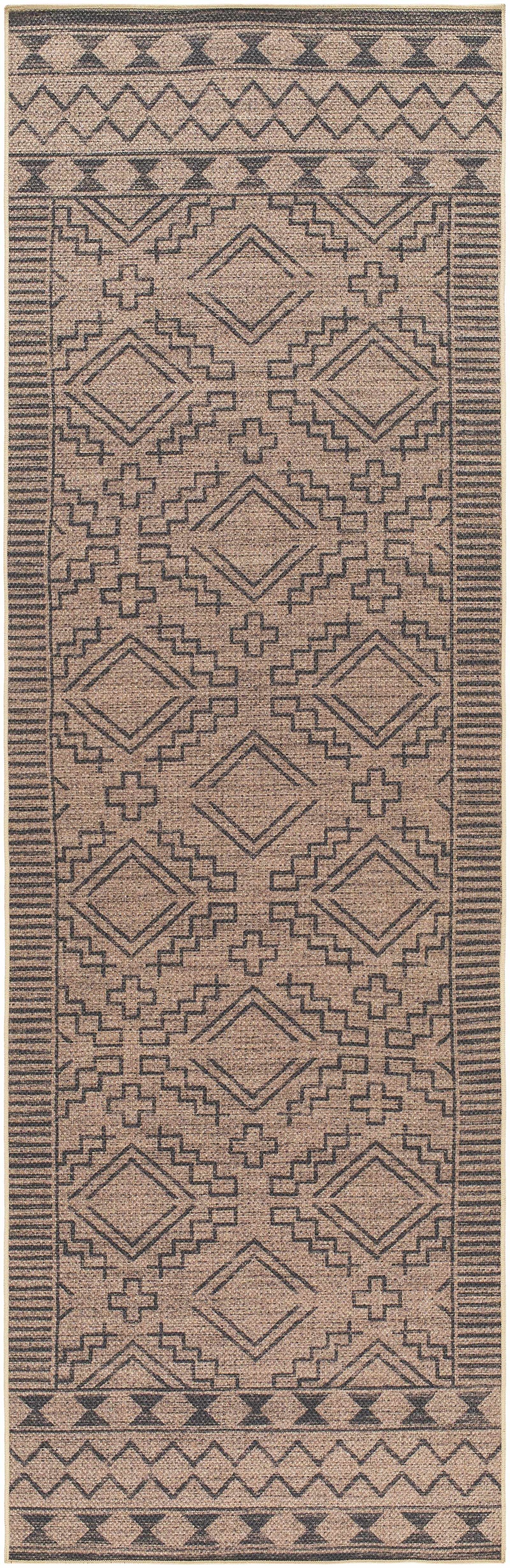Boutique Rugs Halle Tan & Black Washable Area Rug - view 8