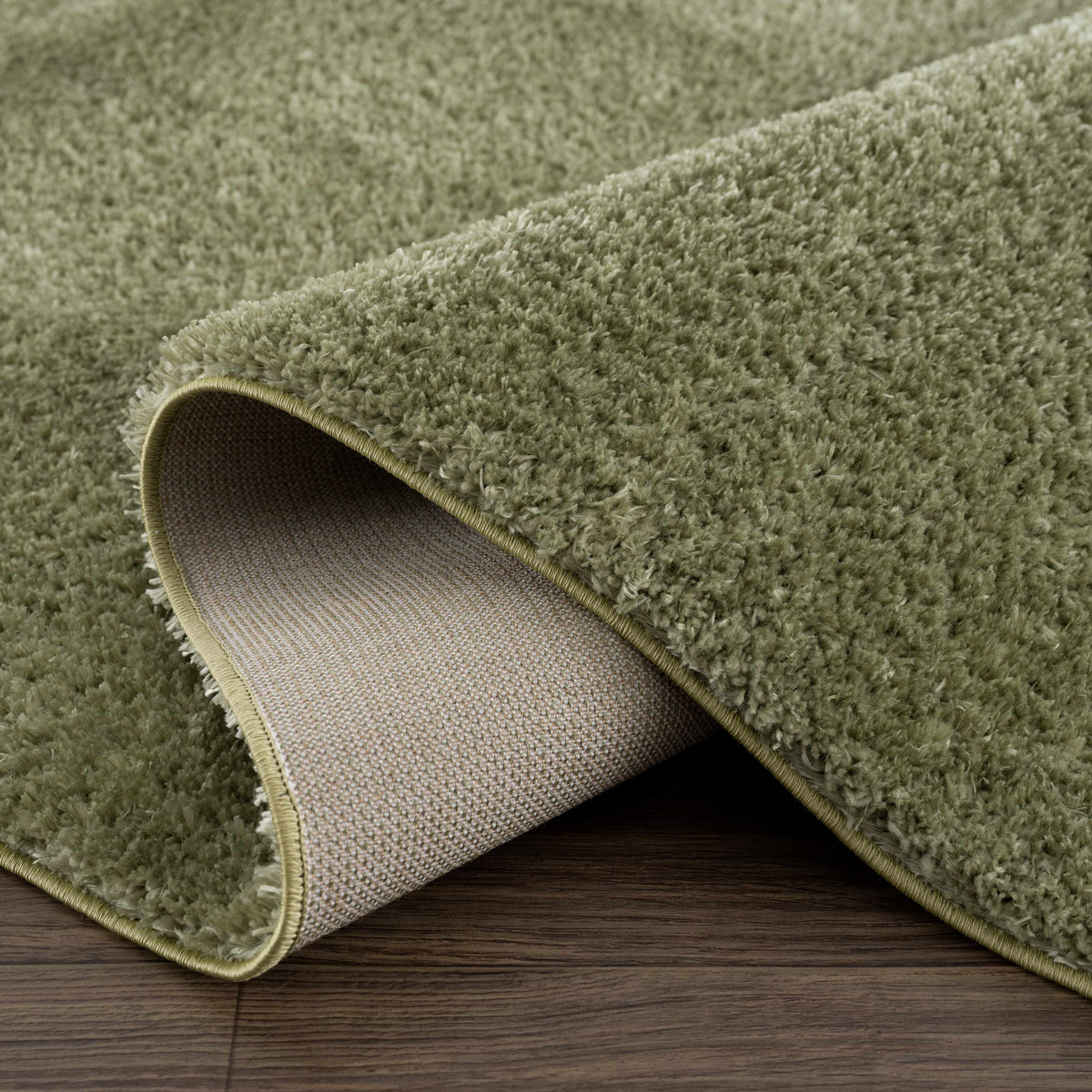 Boutique Rugs Heavenly Solid Green Plush Rug - view 6
